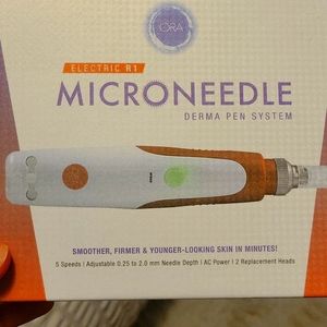 Microneedle derma pen system
